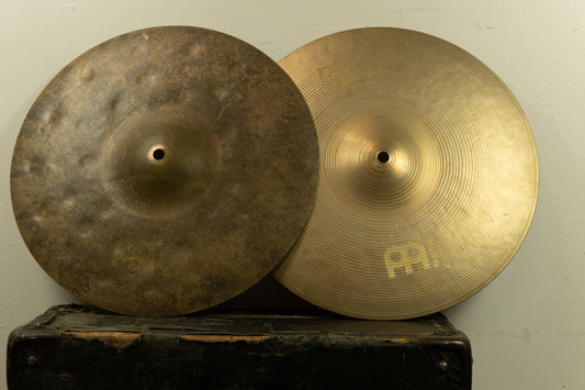 Meinl Byzance 14" Vintage Sand Hi Hat Cymbals 869g 1464g