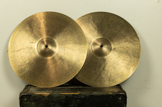 Leon 15" Modern Vintage Constantinople Hi Hat Cymbals 765g 910g