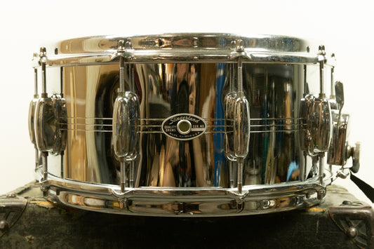 1970s Slingerland 6.5x14 Gene Krupa Sound King Snare Drum