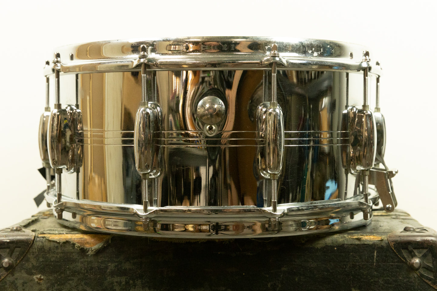 1970s Slingerland 6.5x14 Gene Krupa Sound King Snare Drum