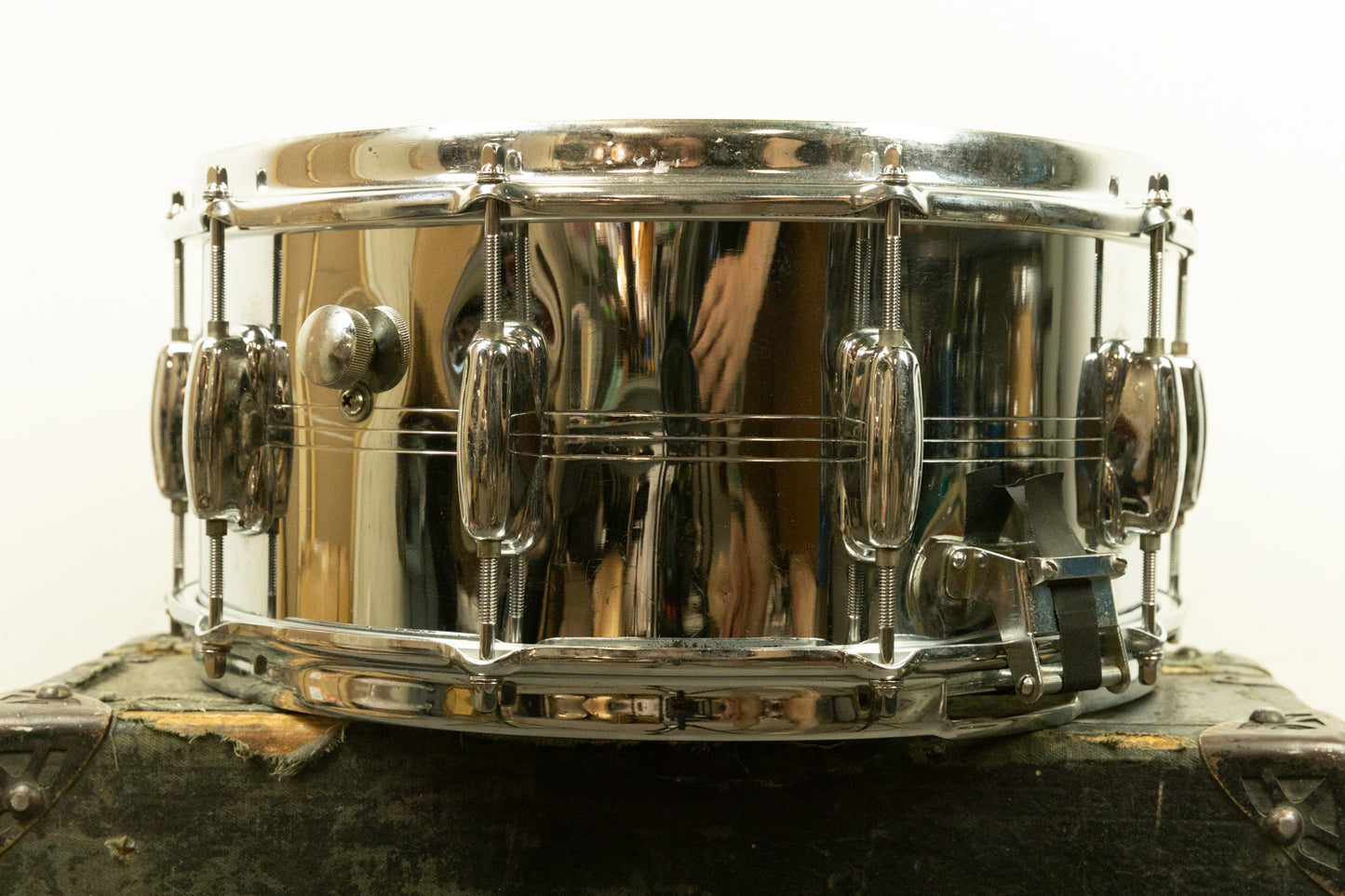 1970s Slingerland 6.5x14 Gene Krupa Sound King Snare Drum