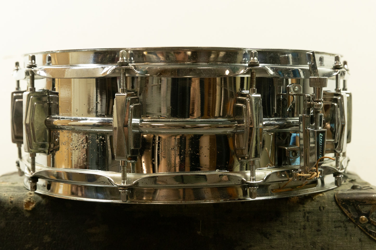 1980s Ludwig 5x14 LM400 Supraphonic Snare Drum