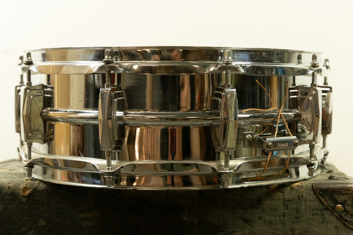1980s Ludwig 5x14 LM400 Supraphonic Snare Drum