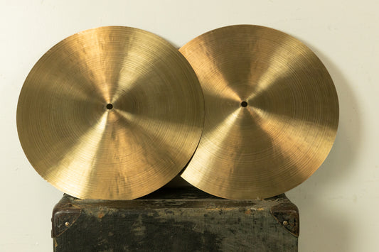 Leon 15" Modern Vintage A Hi Hat Cymbals 1070g 1255g