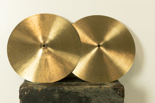 Leon 14" Modern Vintage A Hi Hat Cymbals 880g 1075g