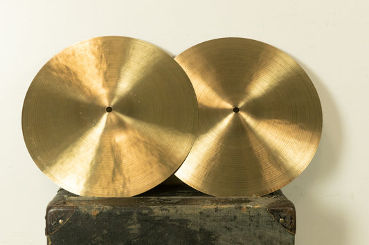 Leon 14" Modern Vintage Constantinople Hi Hat Cymbals 900g 1010g