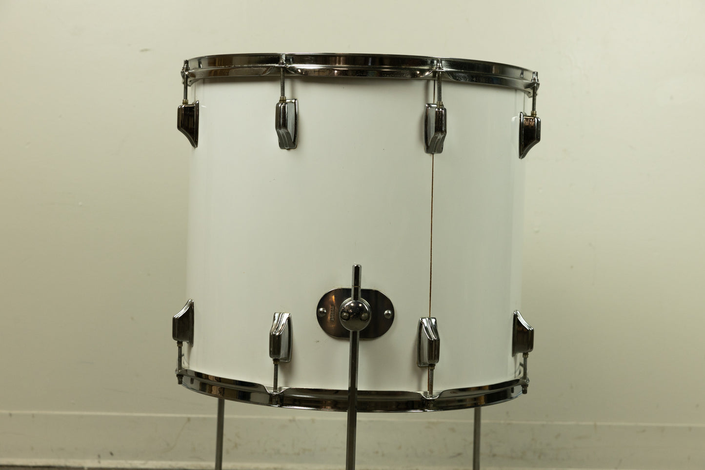 1970s Rogers 16x18" New England White "Big R" Floor Tom