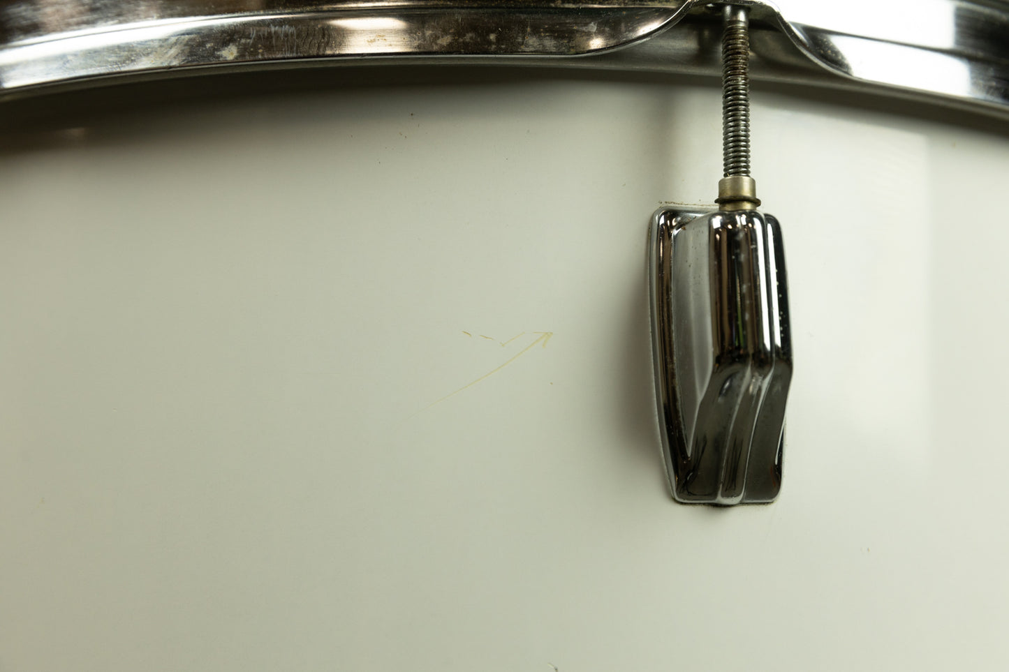 1970s Rogers 16x18" New England White "Big R" Floor Tom