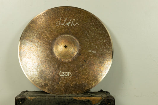 Leon 19" Dark Thin Half Raw Crash Cymbal 1495g