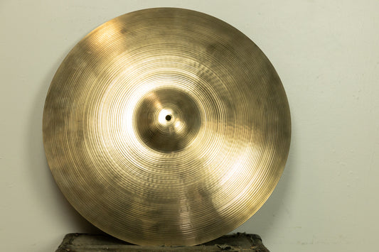 1970s Zildjian 22" A Hollow Logo Medium Ride Heavy Ride Cymbal 3608g
