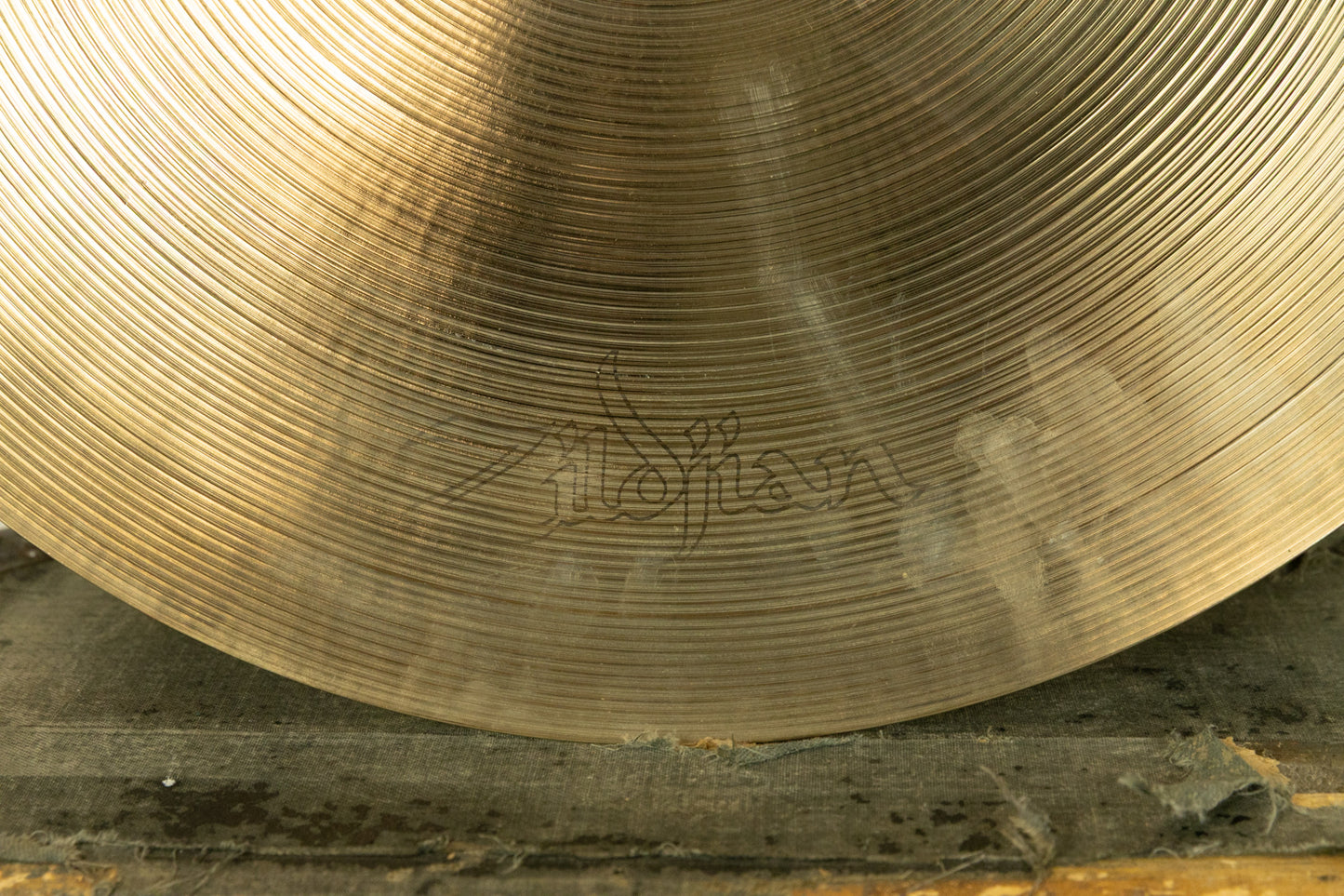 1970s Zildjian 22" A Hollow Logo Medium Ride Heavy Ride Cymbal 3608g
