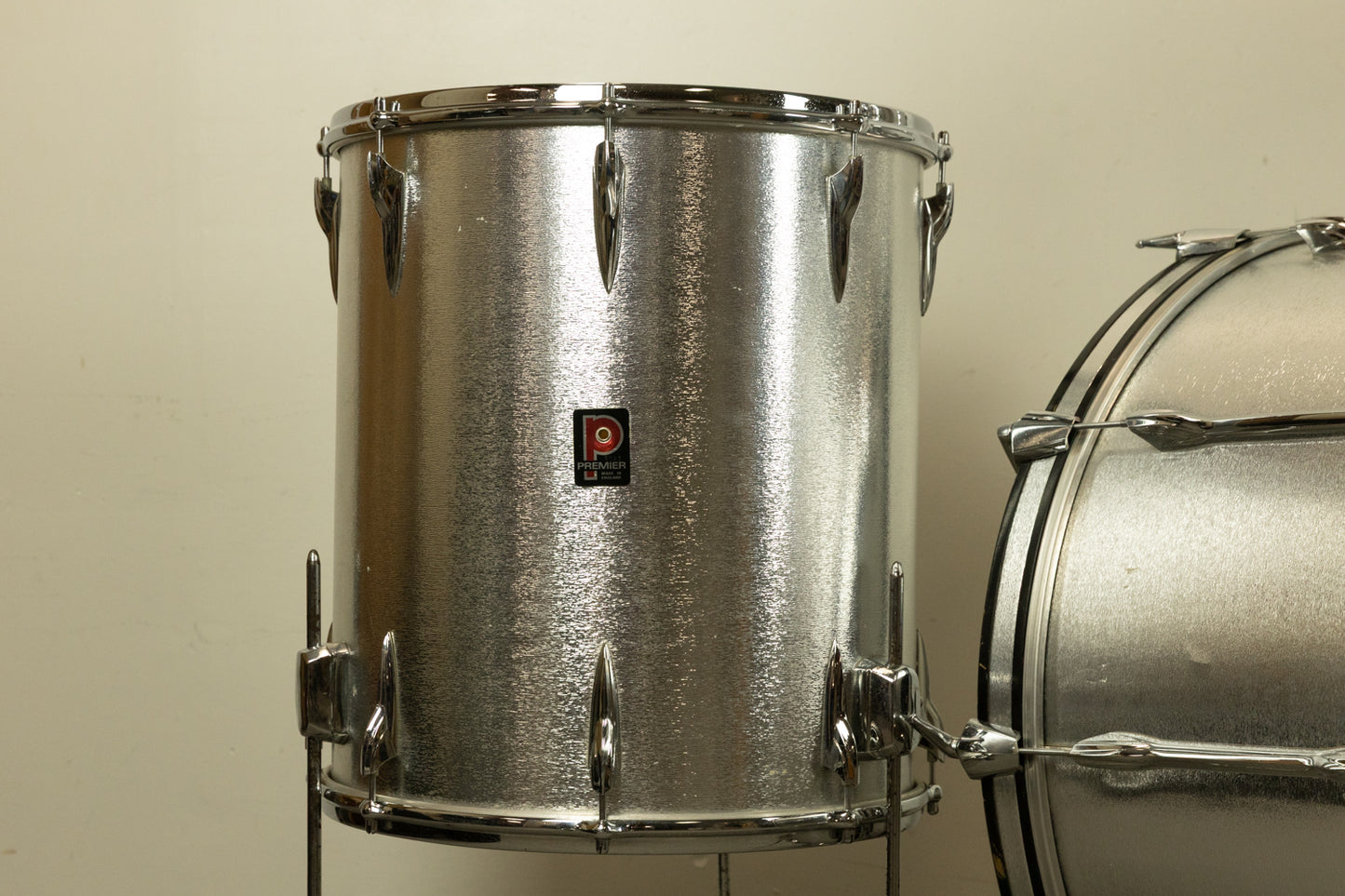1970s Premier "Silver Star" 14x26 10x14 and 18x16 Drum Set