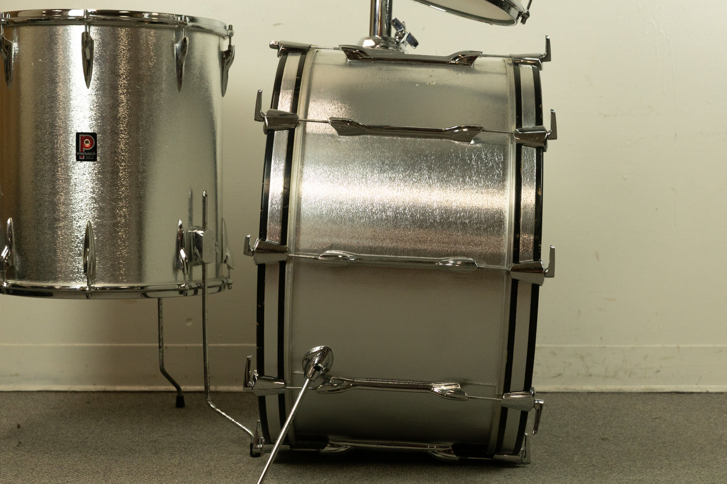 1970s Premier "Silver Star" 14x26 10x14 and 18x16 Drum Set