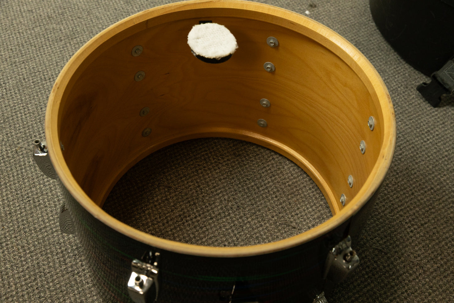 1970s Ludwig 10x14 Psychedelic Red Tom