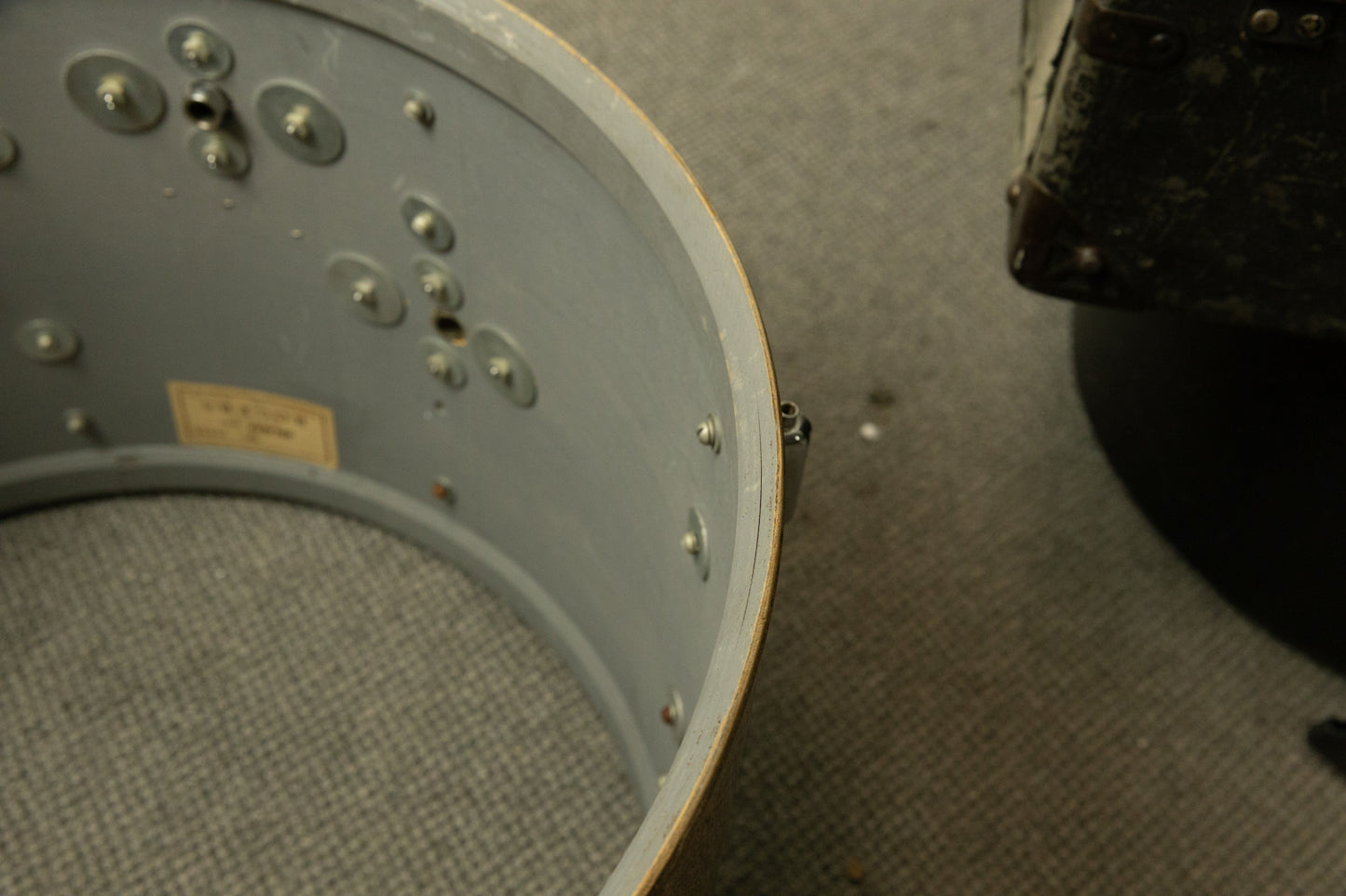 Vintage Rogers Champagne Sparkle 14x20 8x12 and 16x16 Drum Set