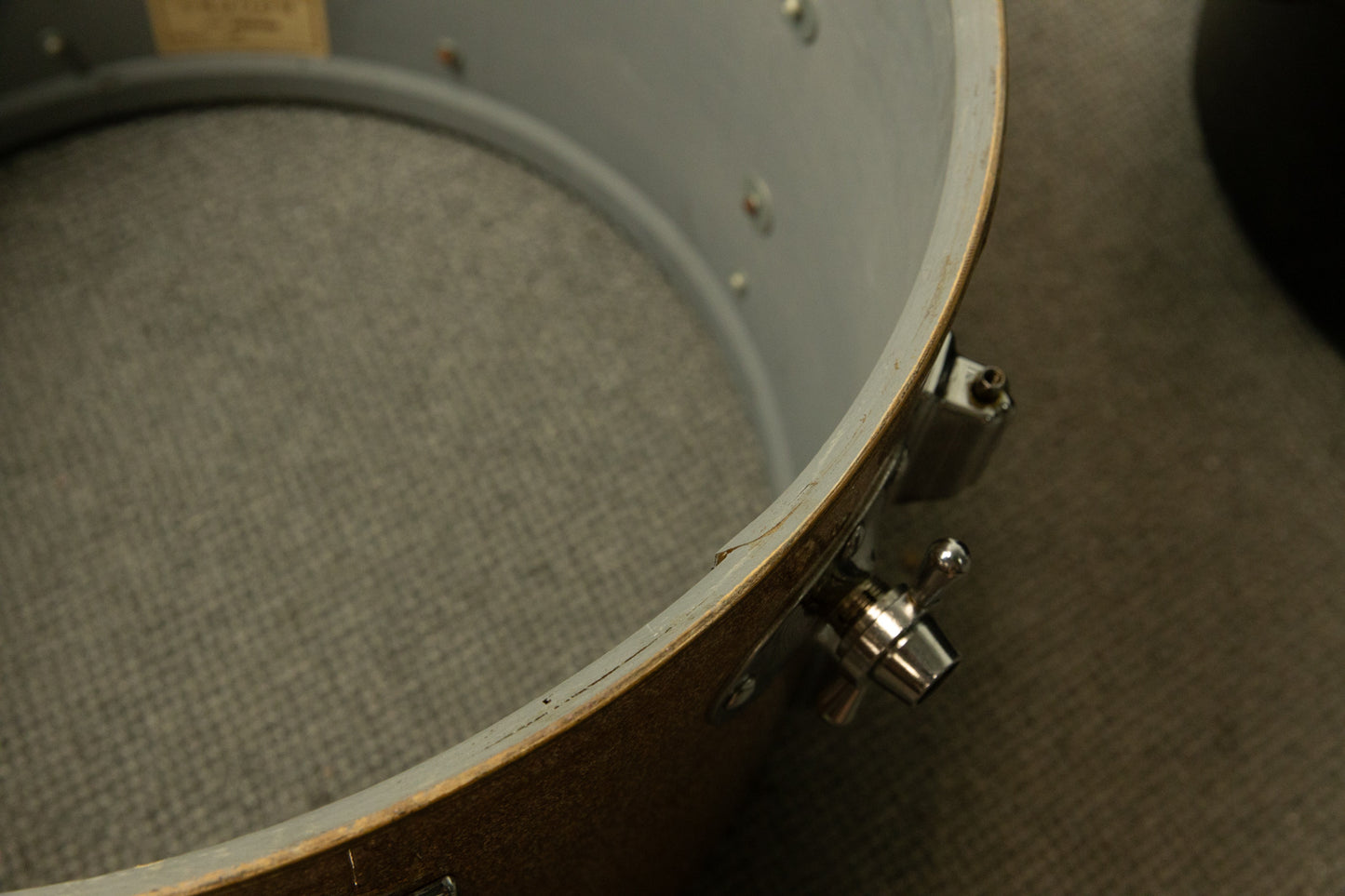 Vintage Rogers Champagne Sparkle 14x20 8x12 and 16x16 Drum Set