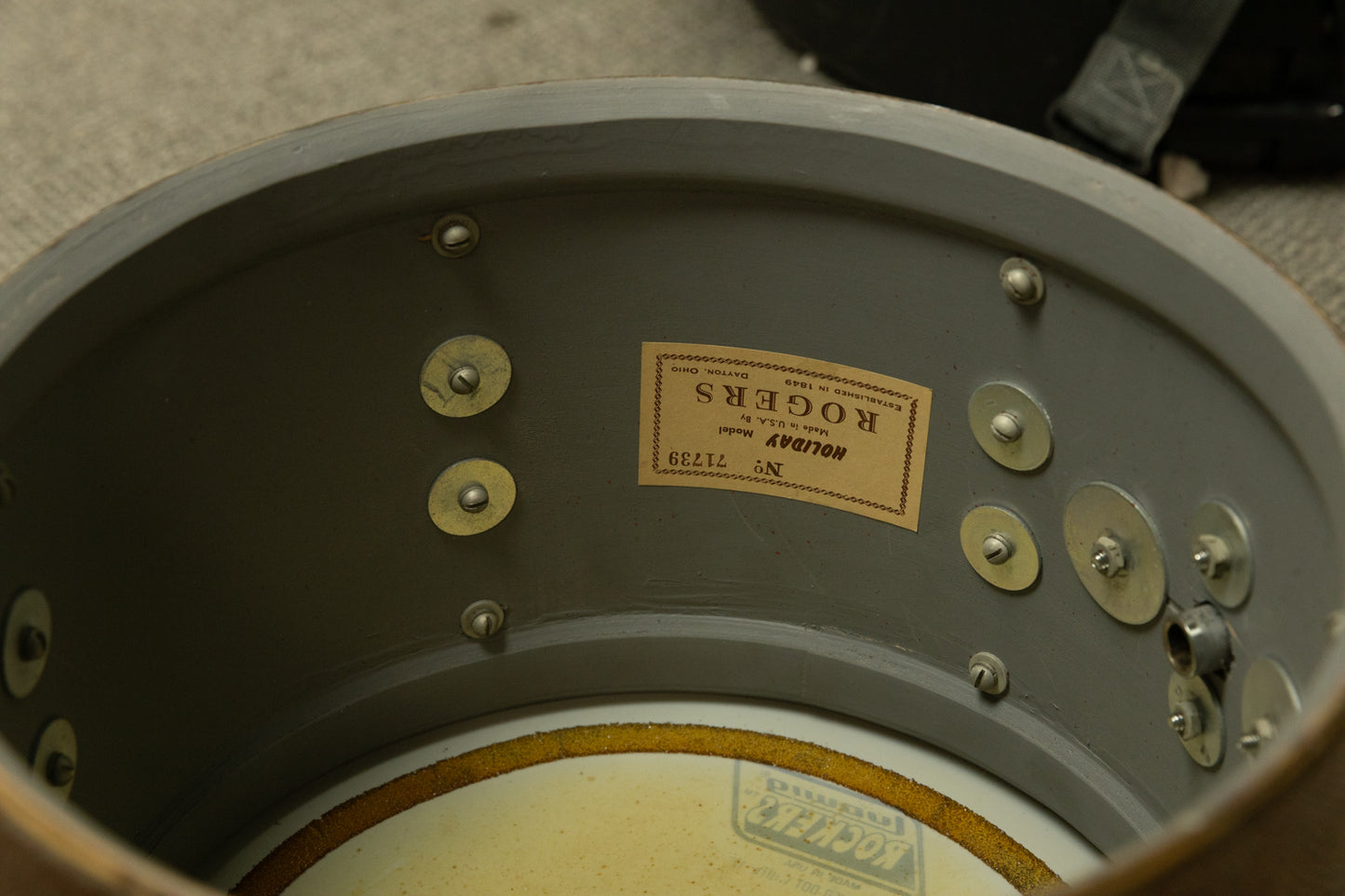 Vintage Rogers Champagne Sparkle 14x20 8x12 and 16x16 Drum Set