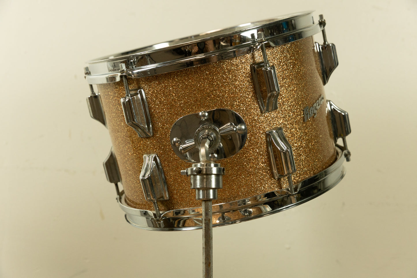 Vintage Rogers Champagne Sparkle 14x20 8x12 and 16x16 Drum Set