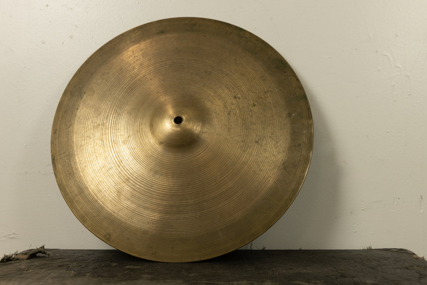 1960s Zildjian A 16" Hi Hat Cymbal (Bottom) 1596g