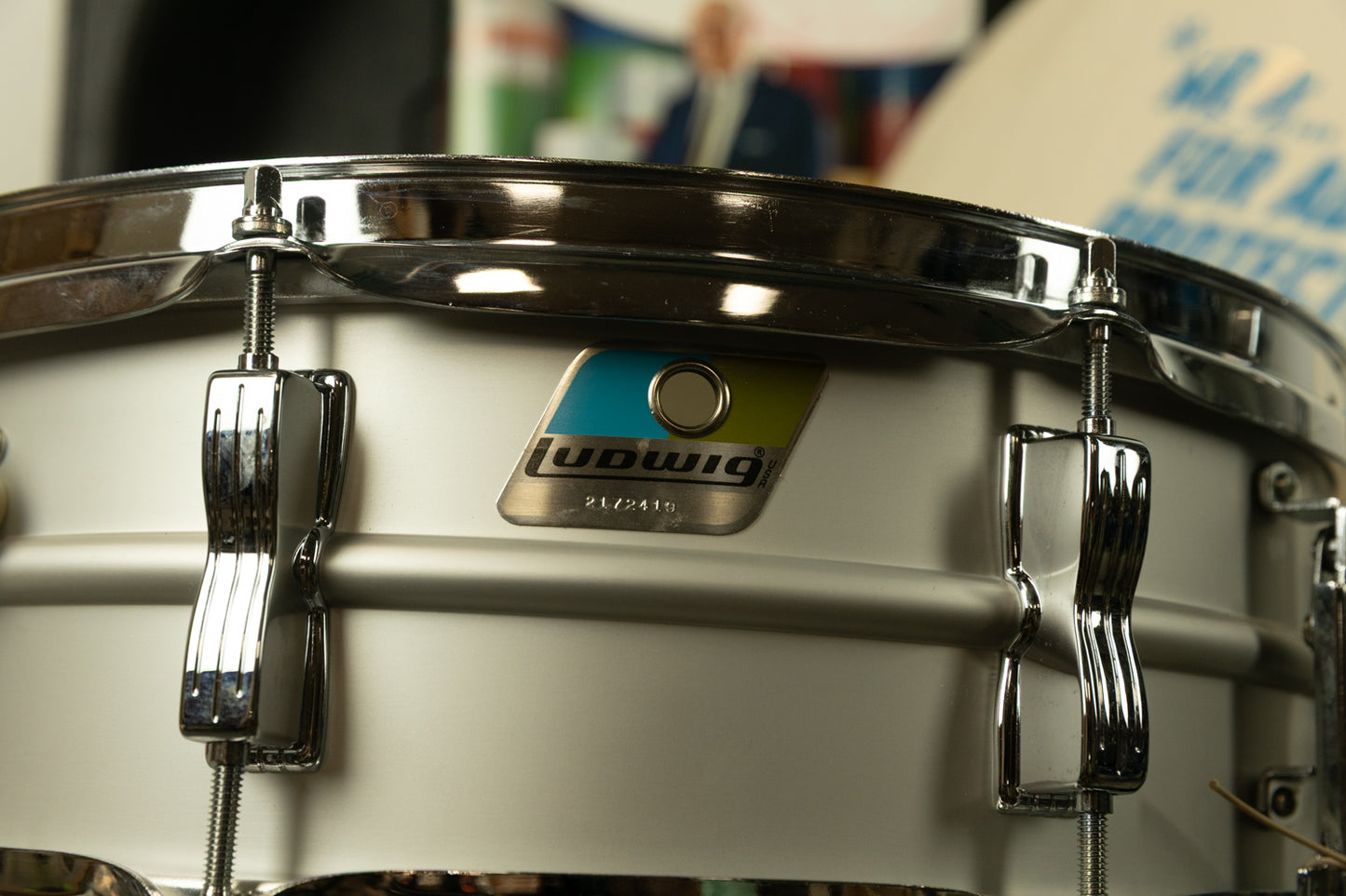 Vintage Ludwig Old New Stock Acrolite Snare Drum