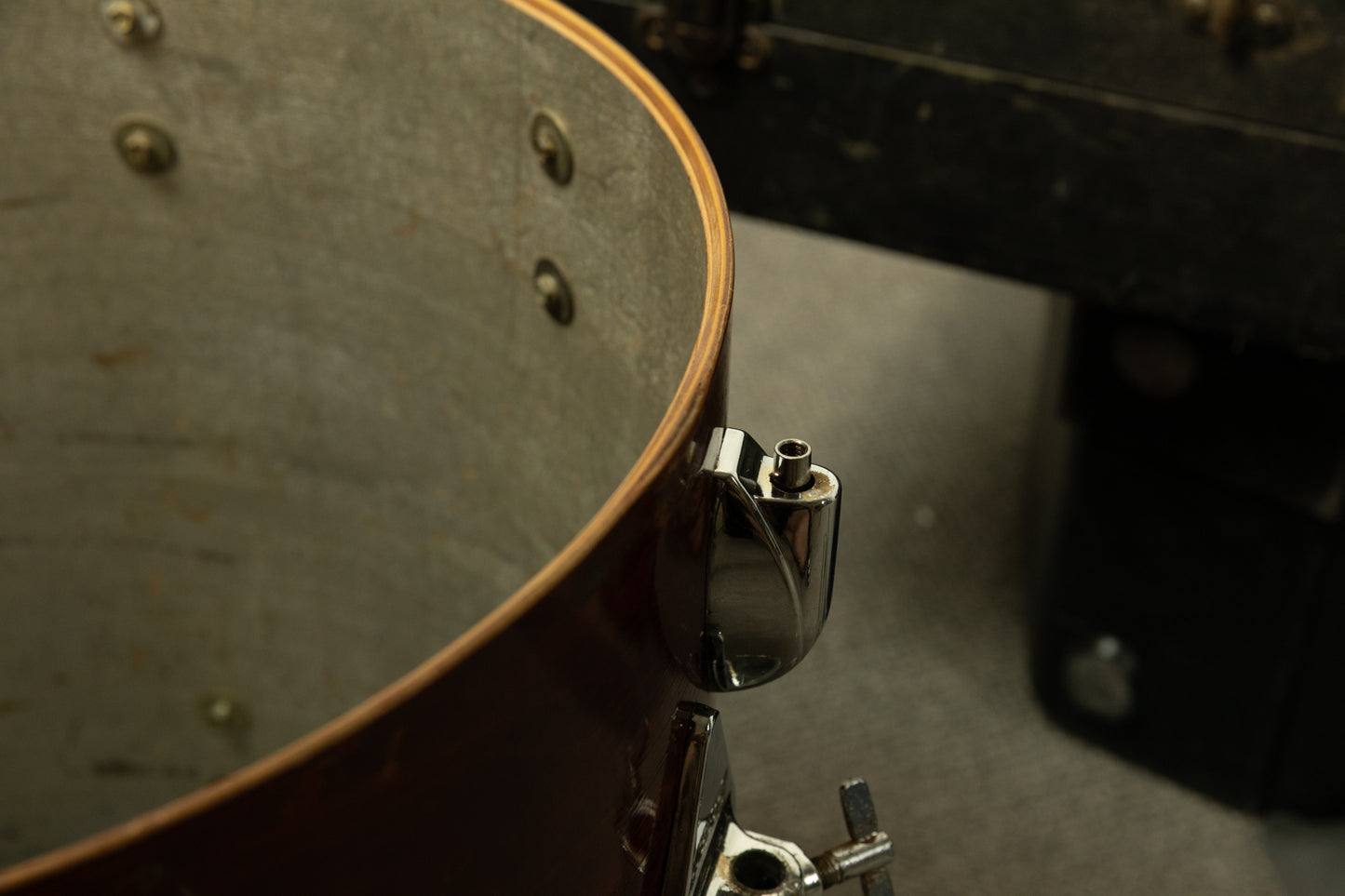 1970s Gretsch Walnut 14x24 9x13 and 16x16 Drum Set