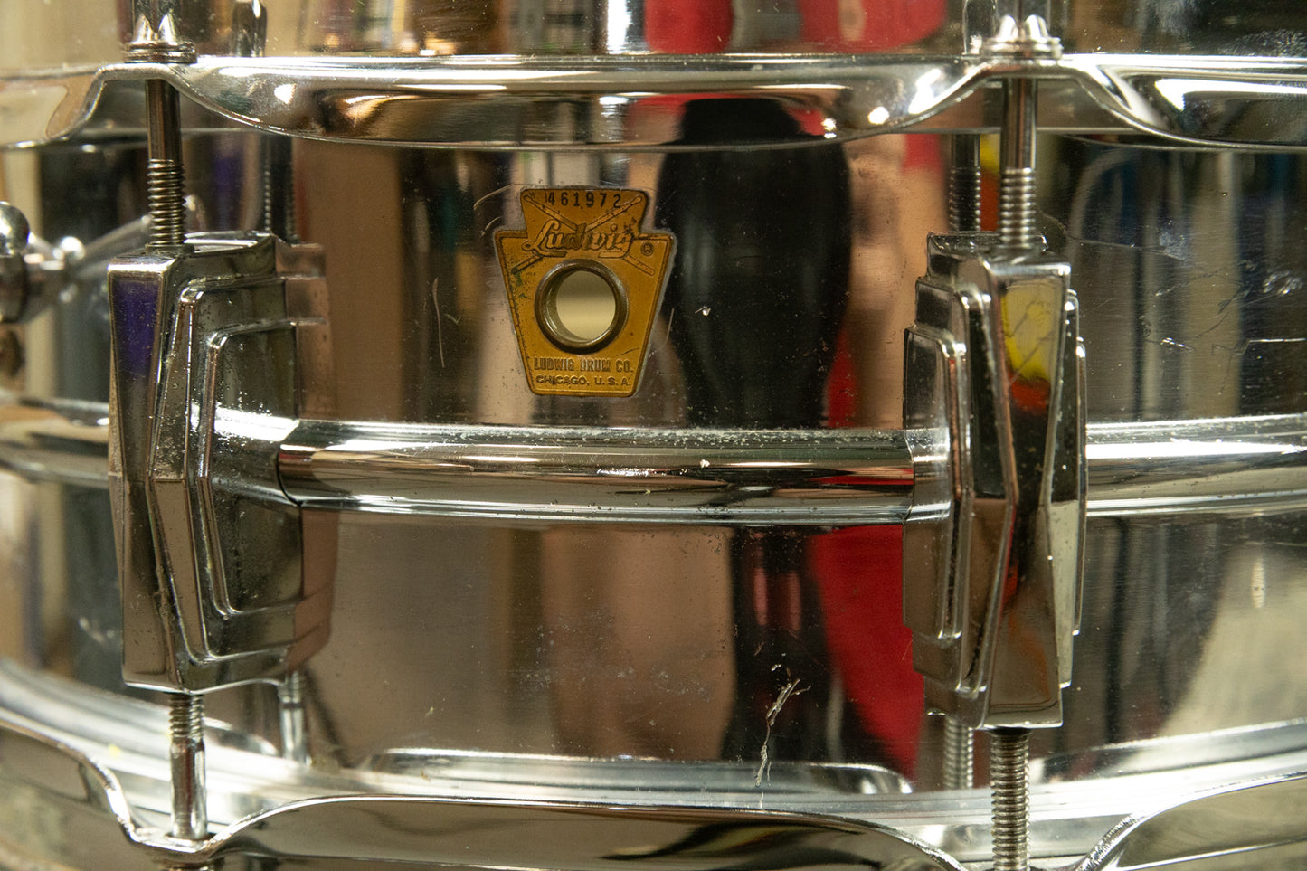 1960s Ludwig 5x14 LM400 Supraphonic Snare Drum