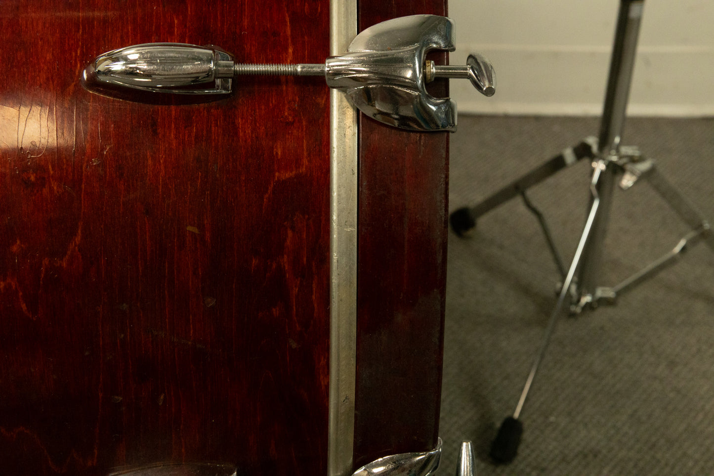 1970s Gretsch Walnut 14x24 9x13 and 16x16 Drum Set