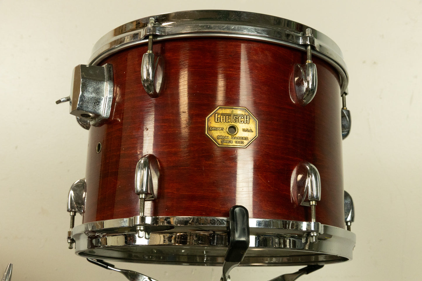 1970s Gretsch Walnut 14x24 9x13 and 16x16 Drum Set