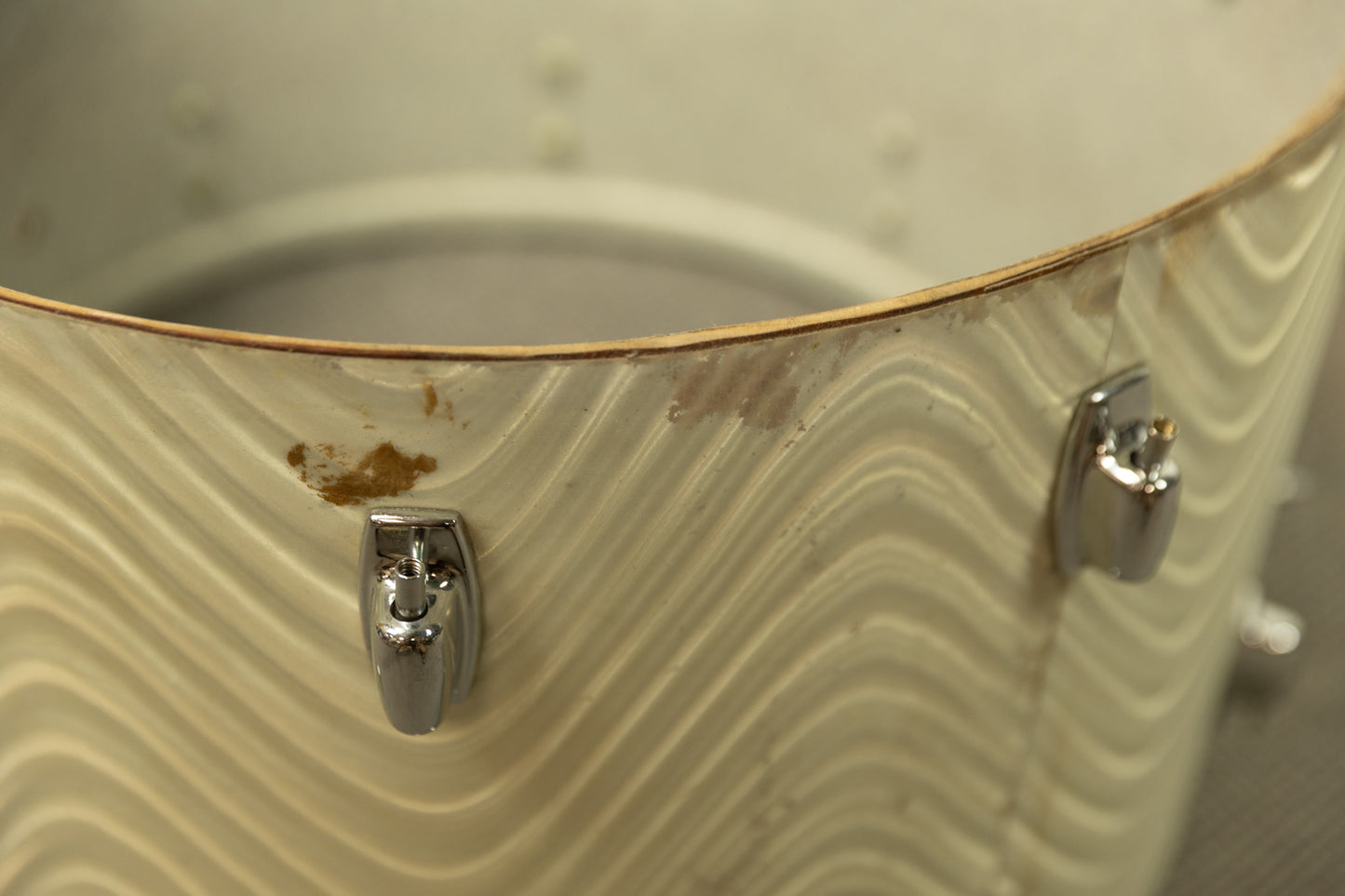 Vintage Ludwig 14x22 Standard White Astro Bass Drum