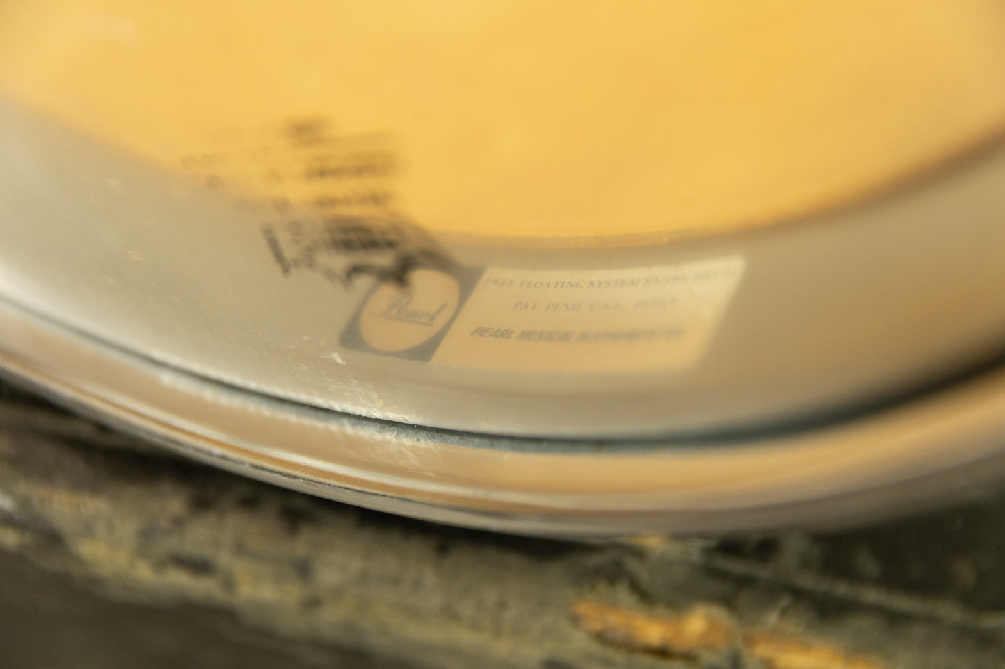1980s Pearl 6.5x14 Maple Free-Floating Snare Drum