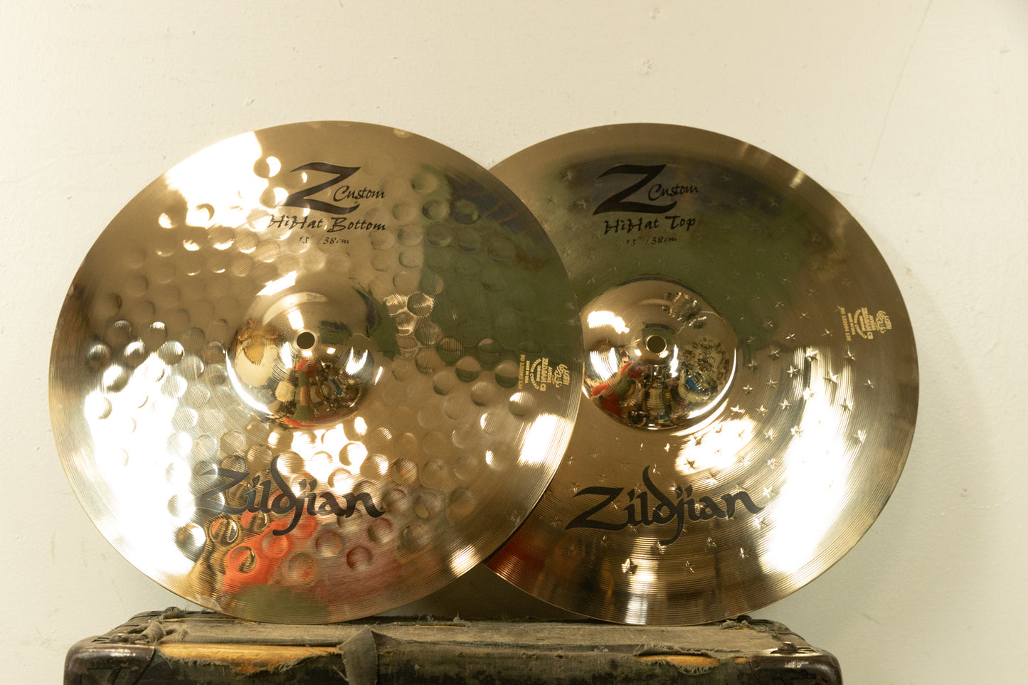 Zildjian 15" Z Custom Hi Hat Cymbals 1349g 1592g