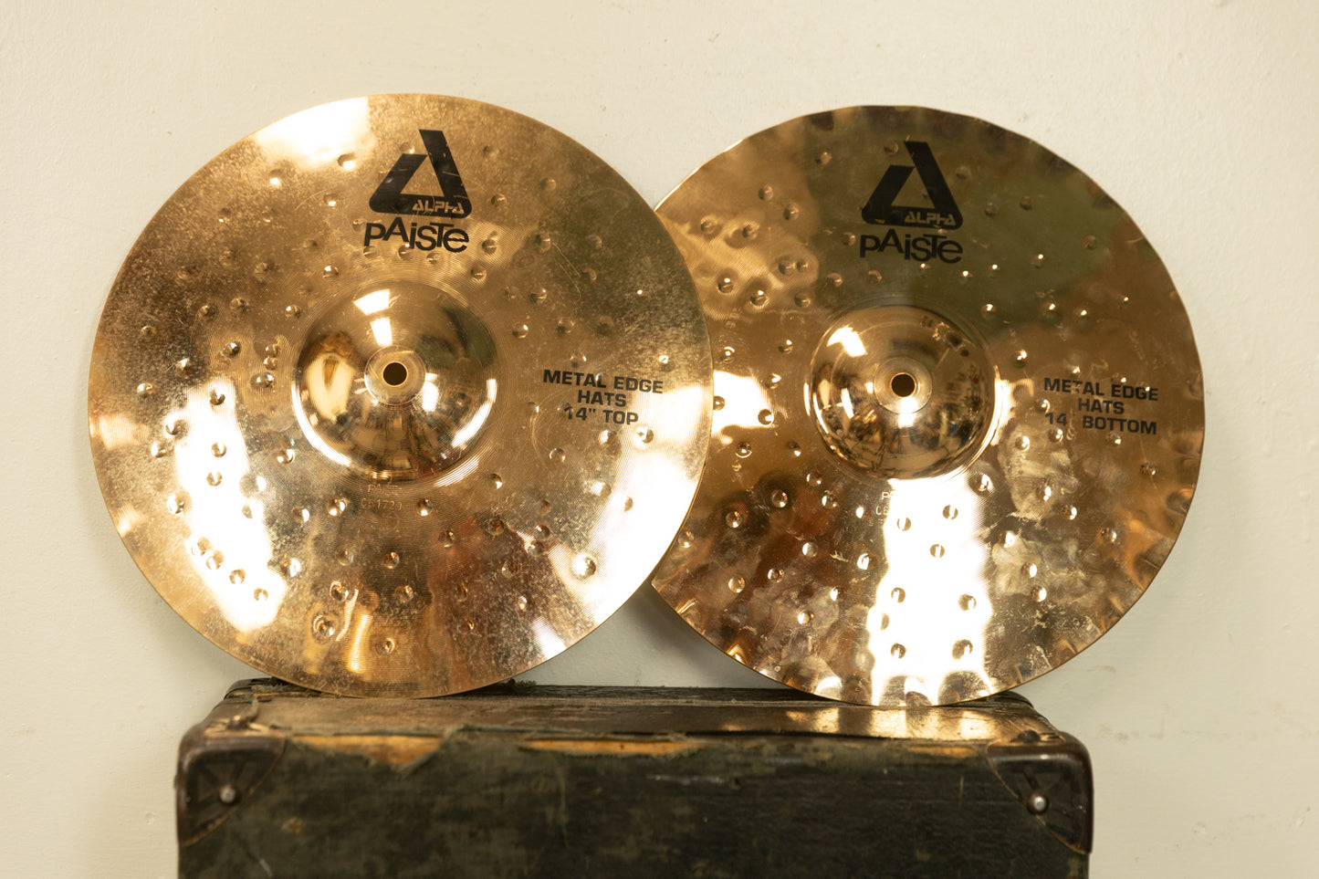 Paiste 14" Alpha Metal Edge Hi Hat Cymbals 945g 1449g