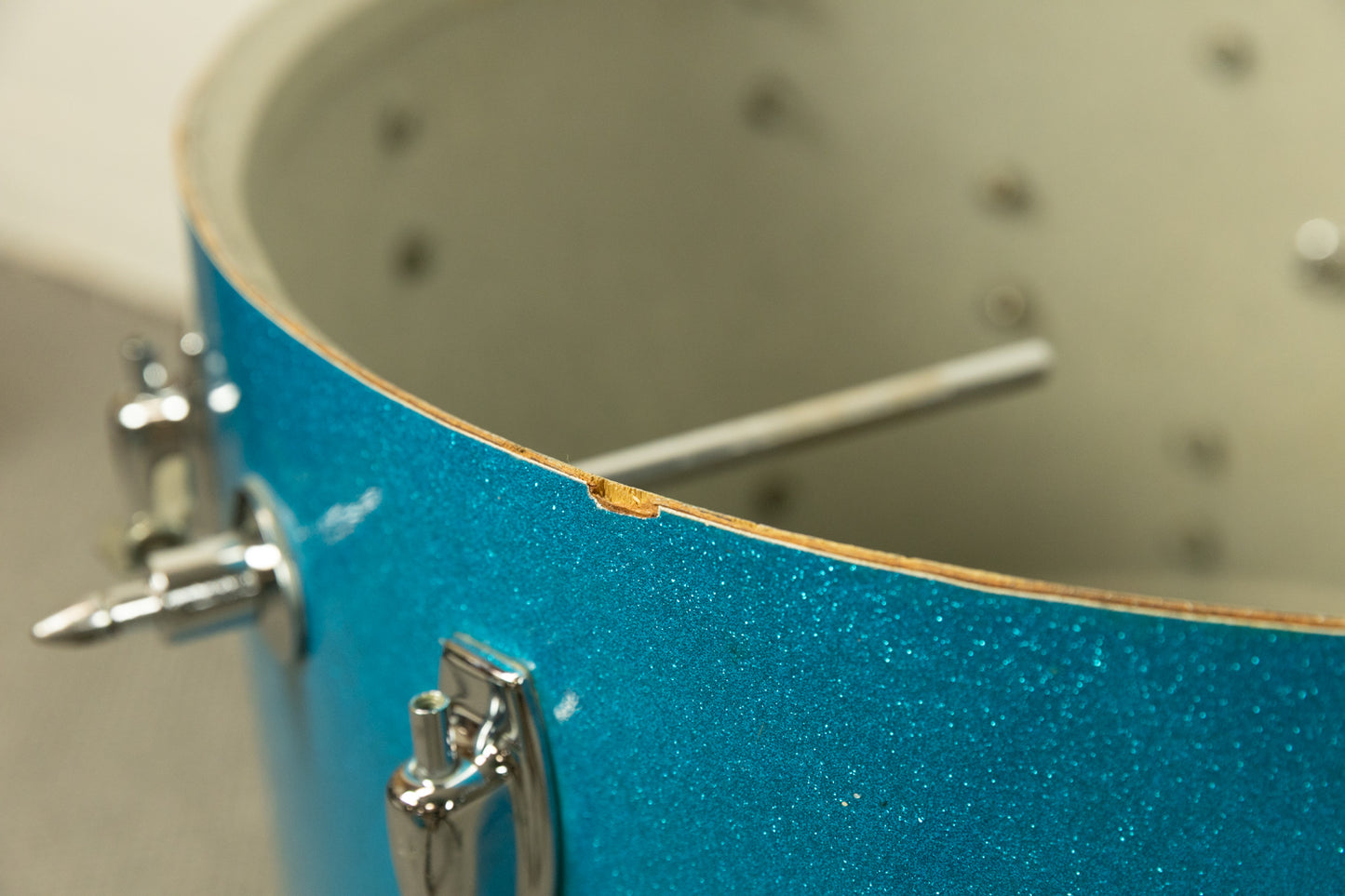 1970s Ludwig Standard S-320 Blue Mist Drum Set