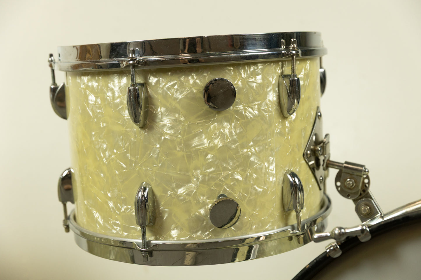 1950s Gretsch "Bop Outfit" White Marine Pearl Drum Set