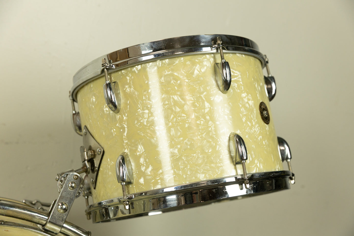 1950s Gretsch "Bop Outfit" White Marine Pearl Drum Set