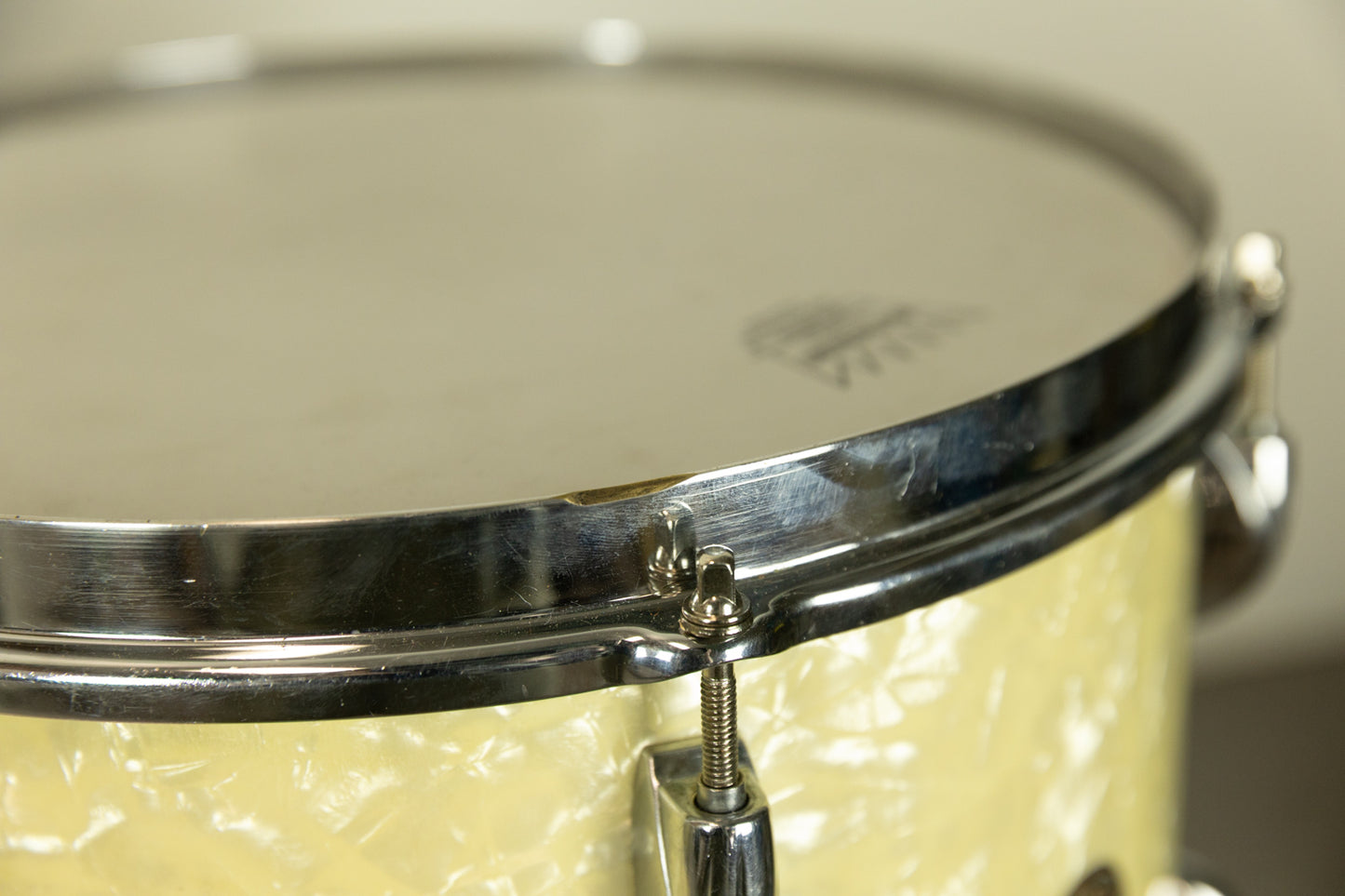 1950s Gretsch "Bop Outfit" White Marine Pearl Drum Set