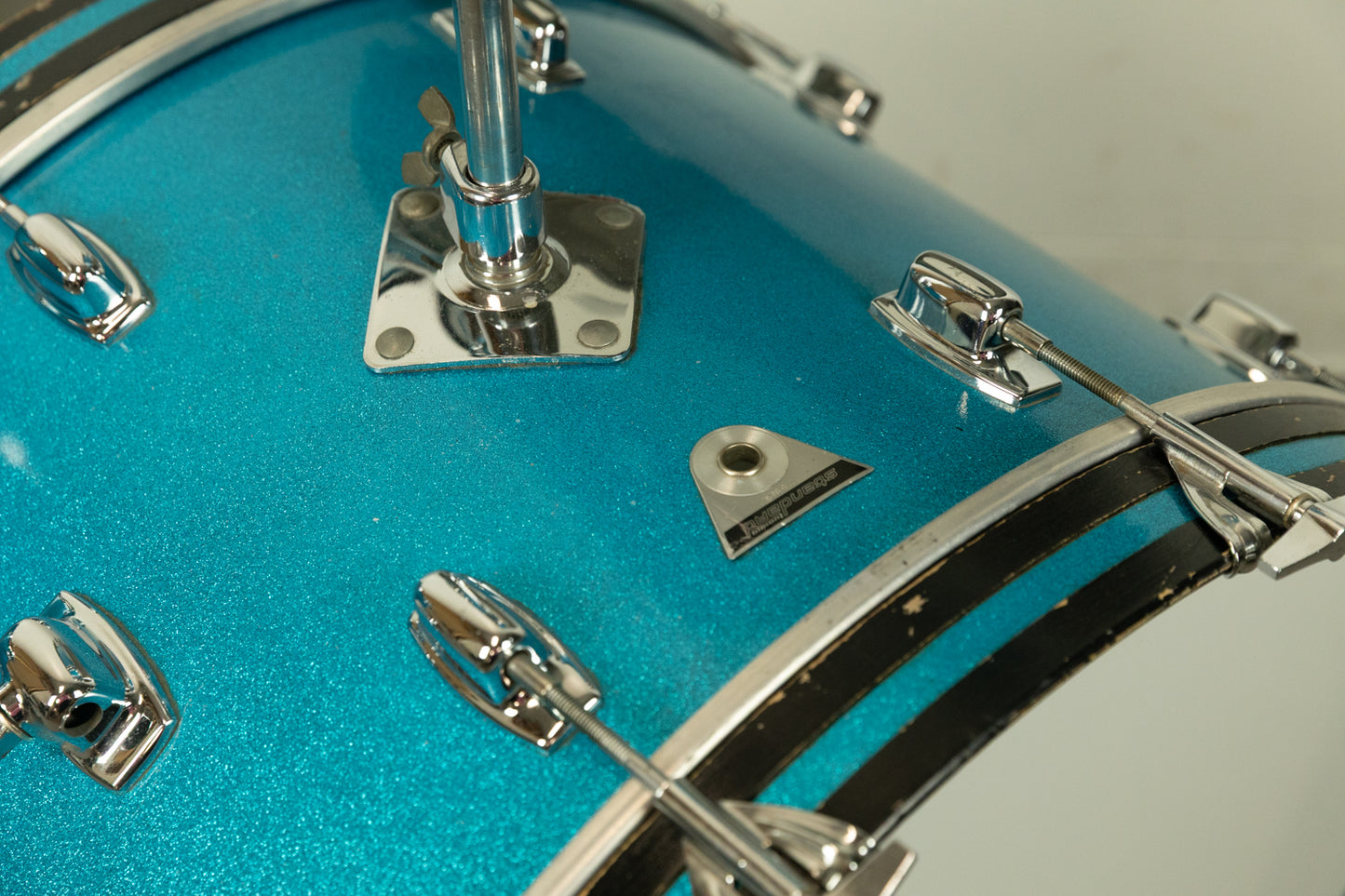 1970s Ludwig Standard S-320 Blue Mist Drum Set