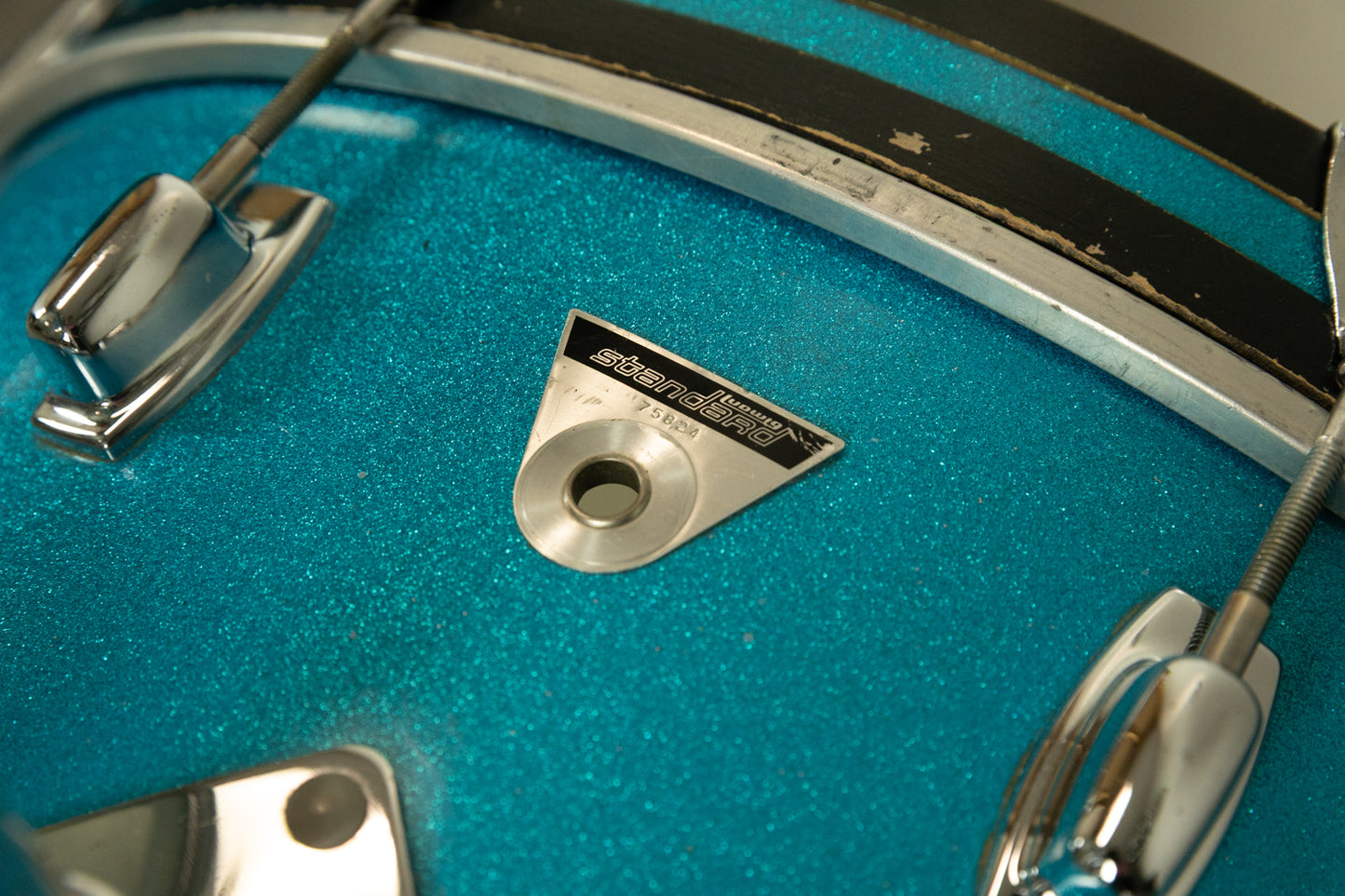 1970s Ludwig Standard S-320 Blue Mist Drum Set