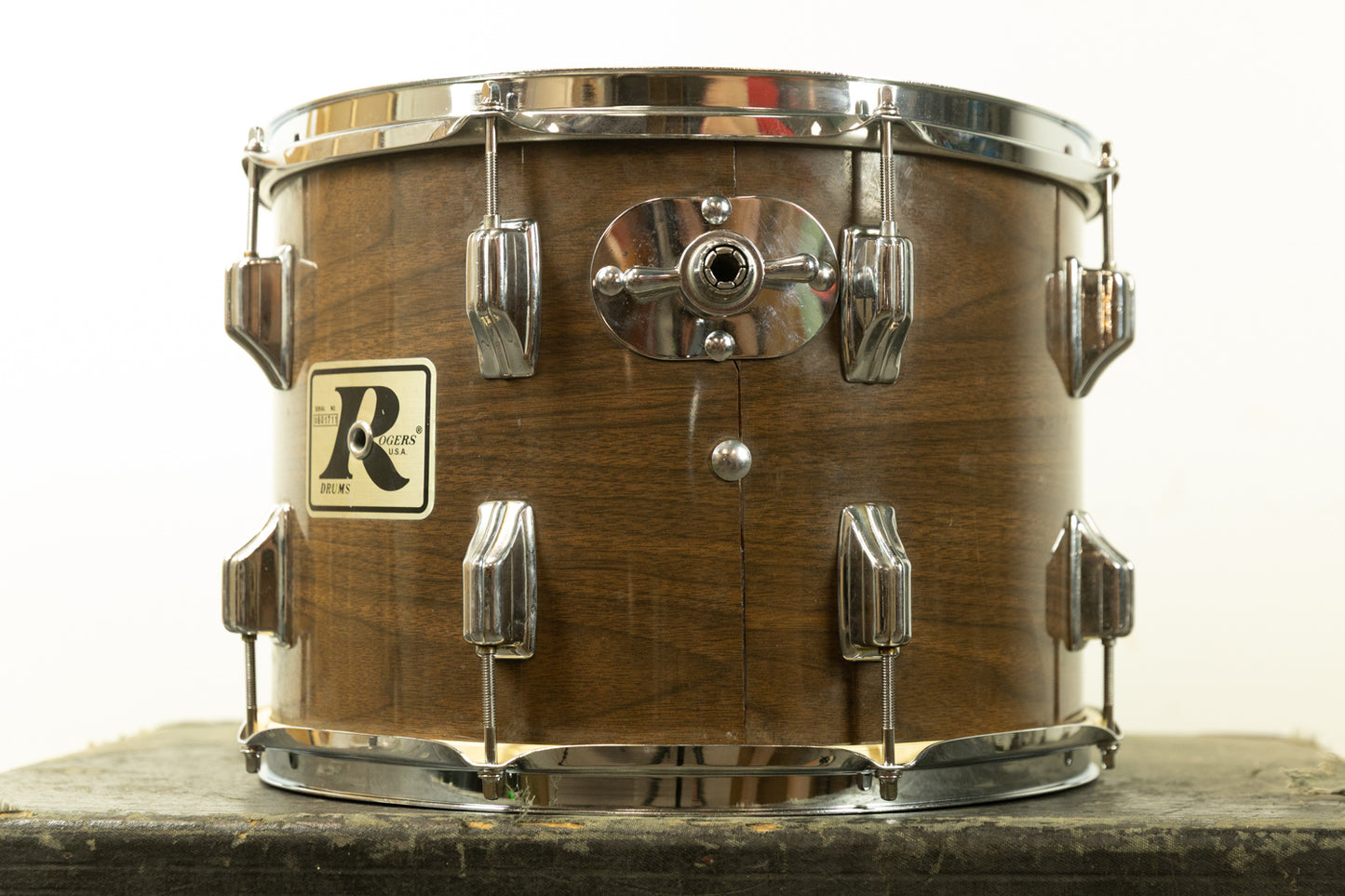 Vintage Rogers 10x14 New Mahogany "Big R" Tom