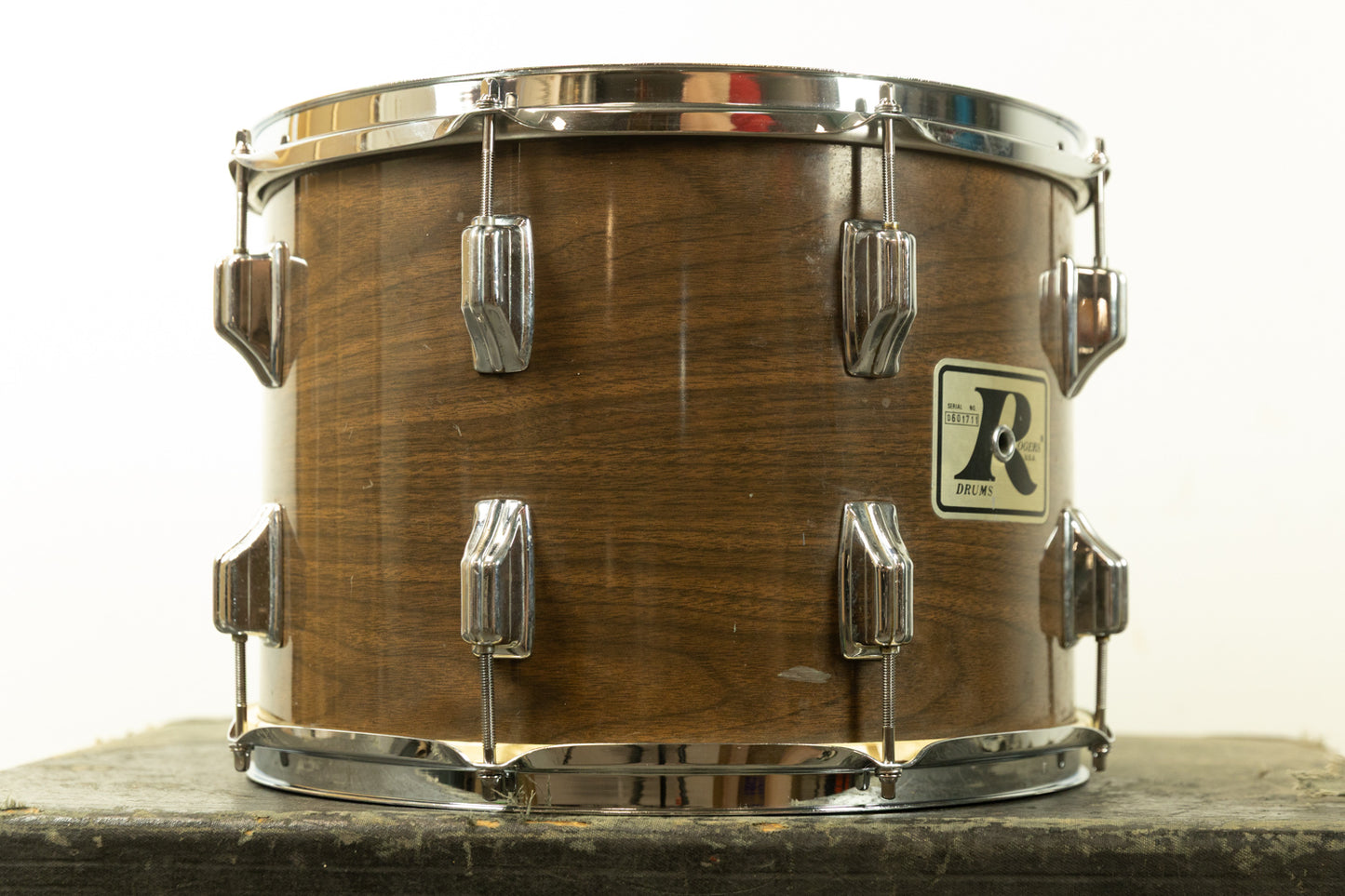 Vintage Rogers 10x14 New Mahogany "Big R" Tom
