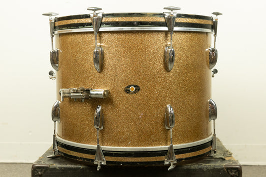 1960s Slingerland 14x20 Sparkling Champagne Pearl Bass Drum