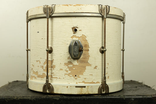 1960s Ludwig 10x14 White Duco Parade Drum