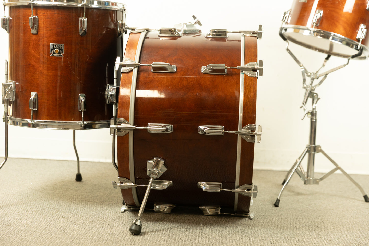 1980s Tama Super Mahogany Superstar Drum Set
