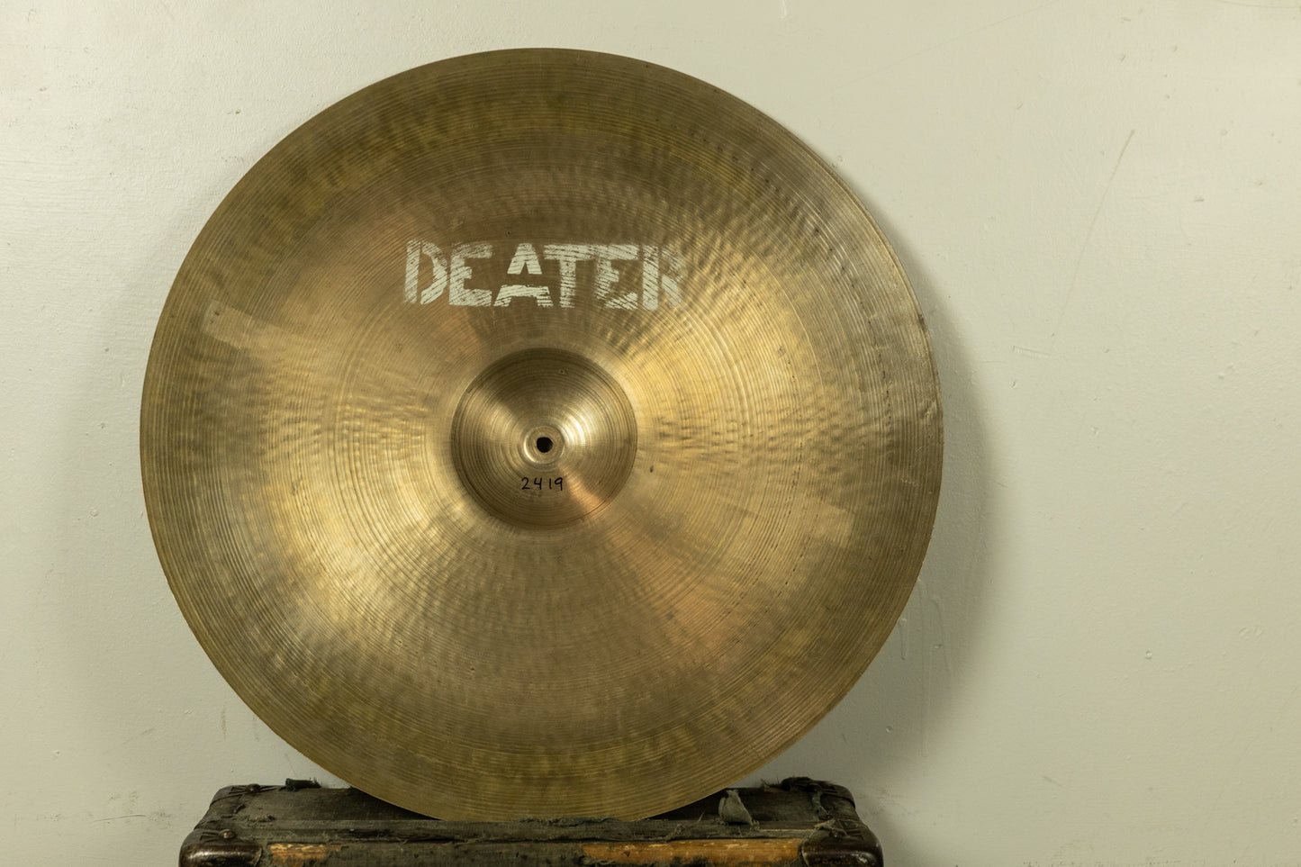 1950s Zildjian A 22" Hollow Block Ride Cymbal 2419g
