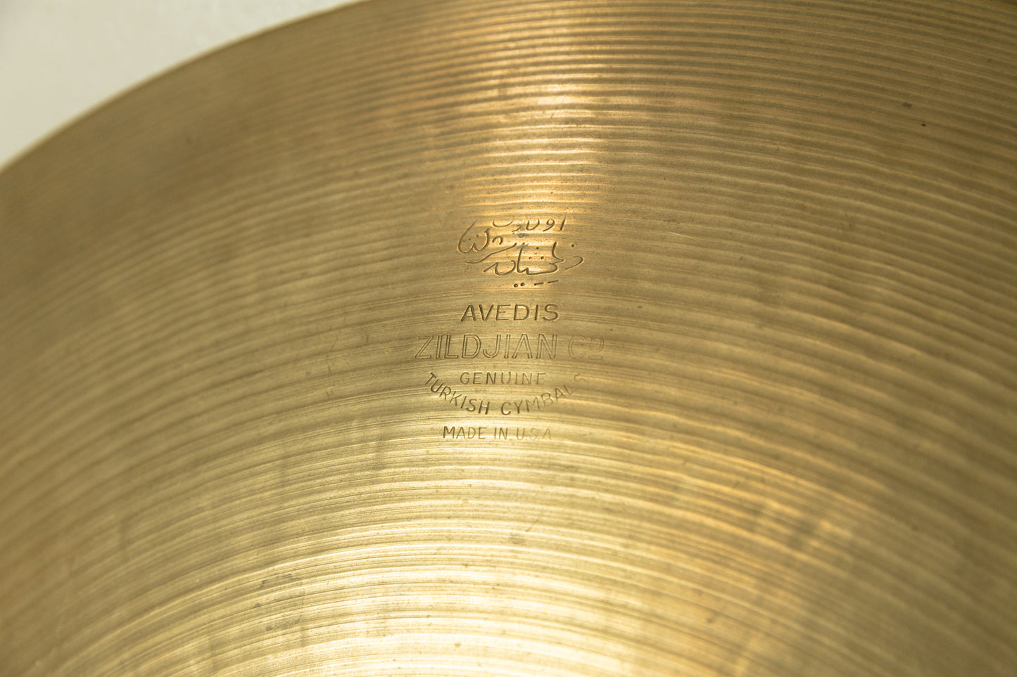 1950s Zildjian A 22" Hollow Block Ride Cymbal 2419g