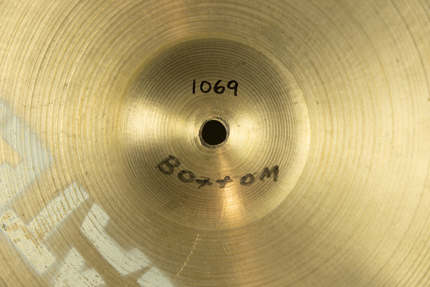 1950s Zildjian 15" A Small Stamp Hi Hat Cymbals 1011g 1069g