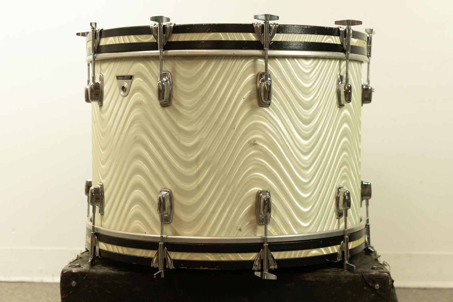 Vintage Ludwig 14x22 Standard White Astro Bass Drum