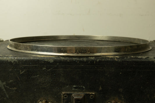 Vintage Slingerland 16" Stamped Radio King Single Flange Hoop