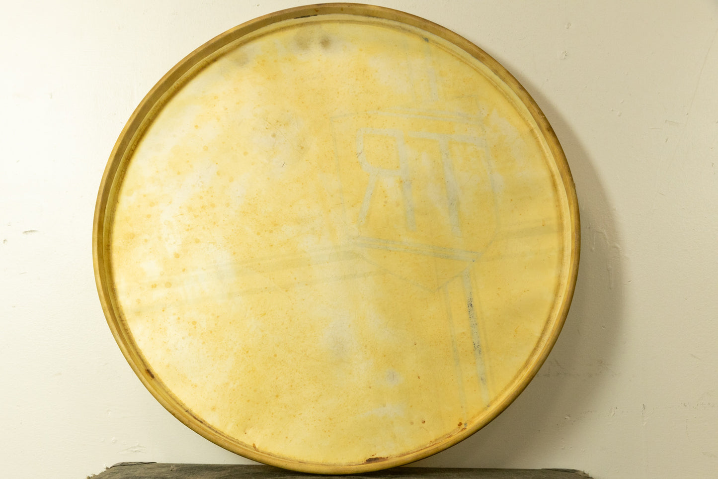Vintage Slingerland 24" Calfskin "TR" Bass Drum Head