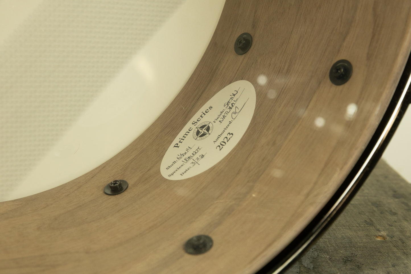 Bucks County 6.5x14 Prime Series Walnut Snare Drum